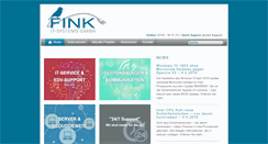 Desktop Screenshot of fink-it-systems.de